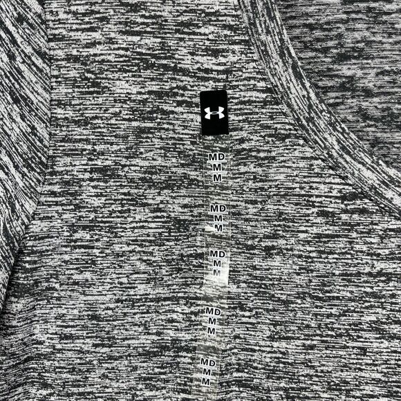 Under Armour Shirt Womens Medium HeatGear V-Neck Short Sleeve Athletic 1258568 - Picture 4 of 16